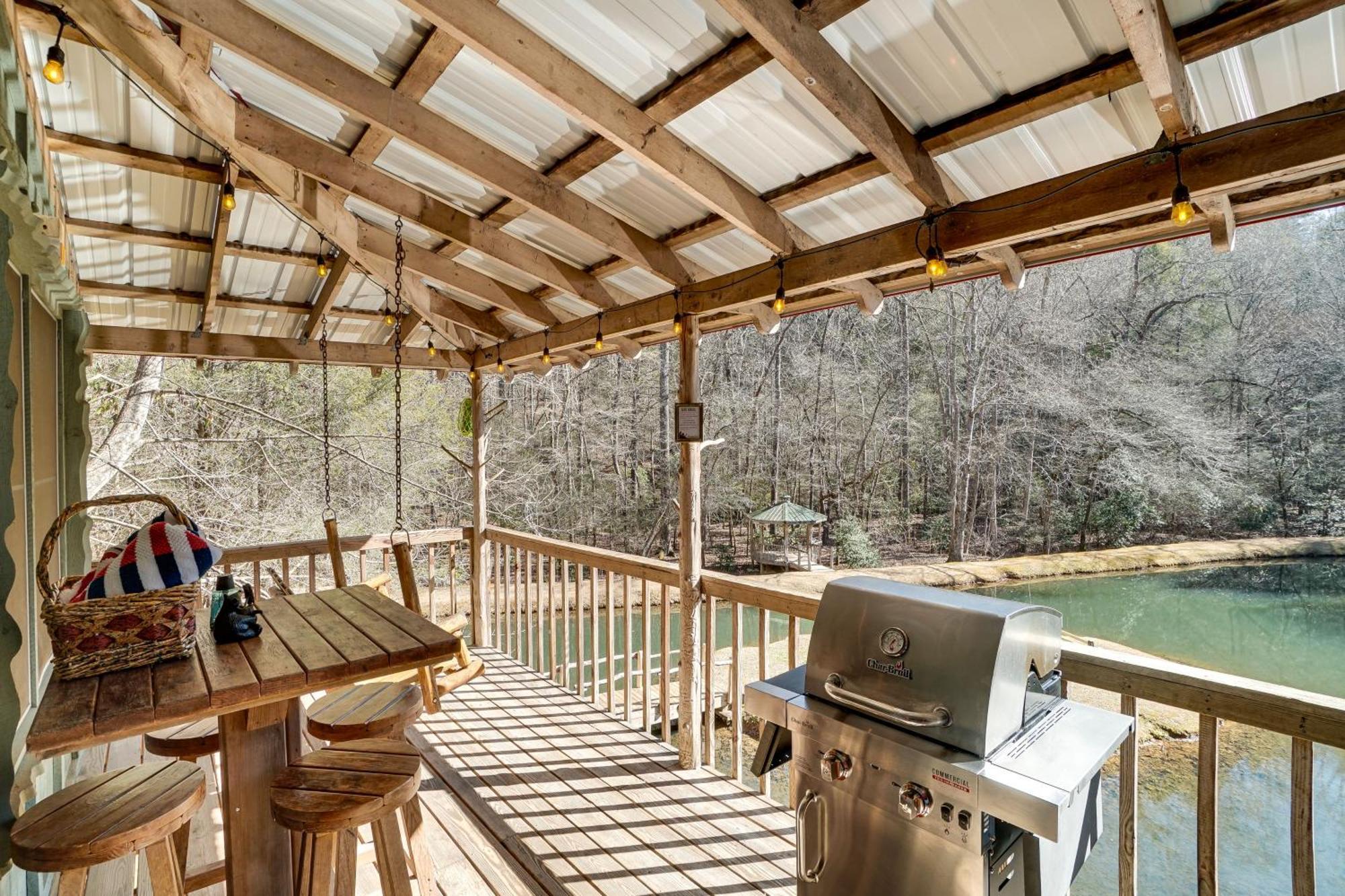 Secluded Family Retreat In Dahlonega With Hot Tub! Villa Exteriör bild