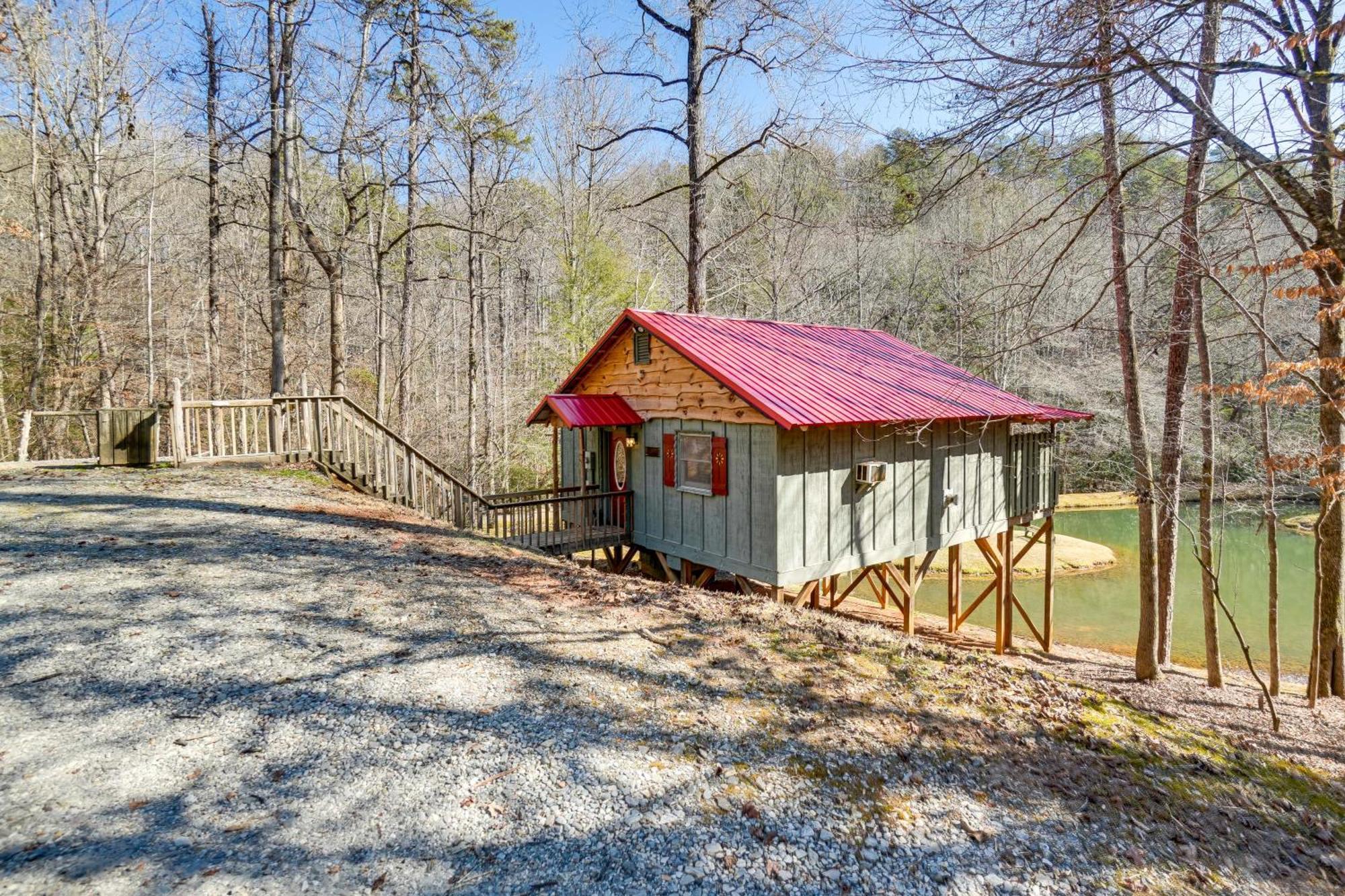 Secluded Family Retreat In Dahlonega With Hot Tub! Villa Exteriör bild