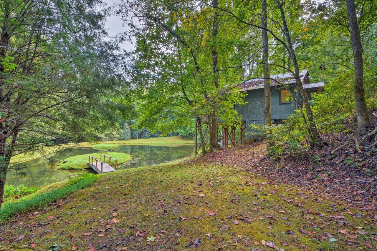 Secluded Family Retreat In Dahlonega With Hot Tub! Villa Exteriör bild