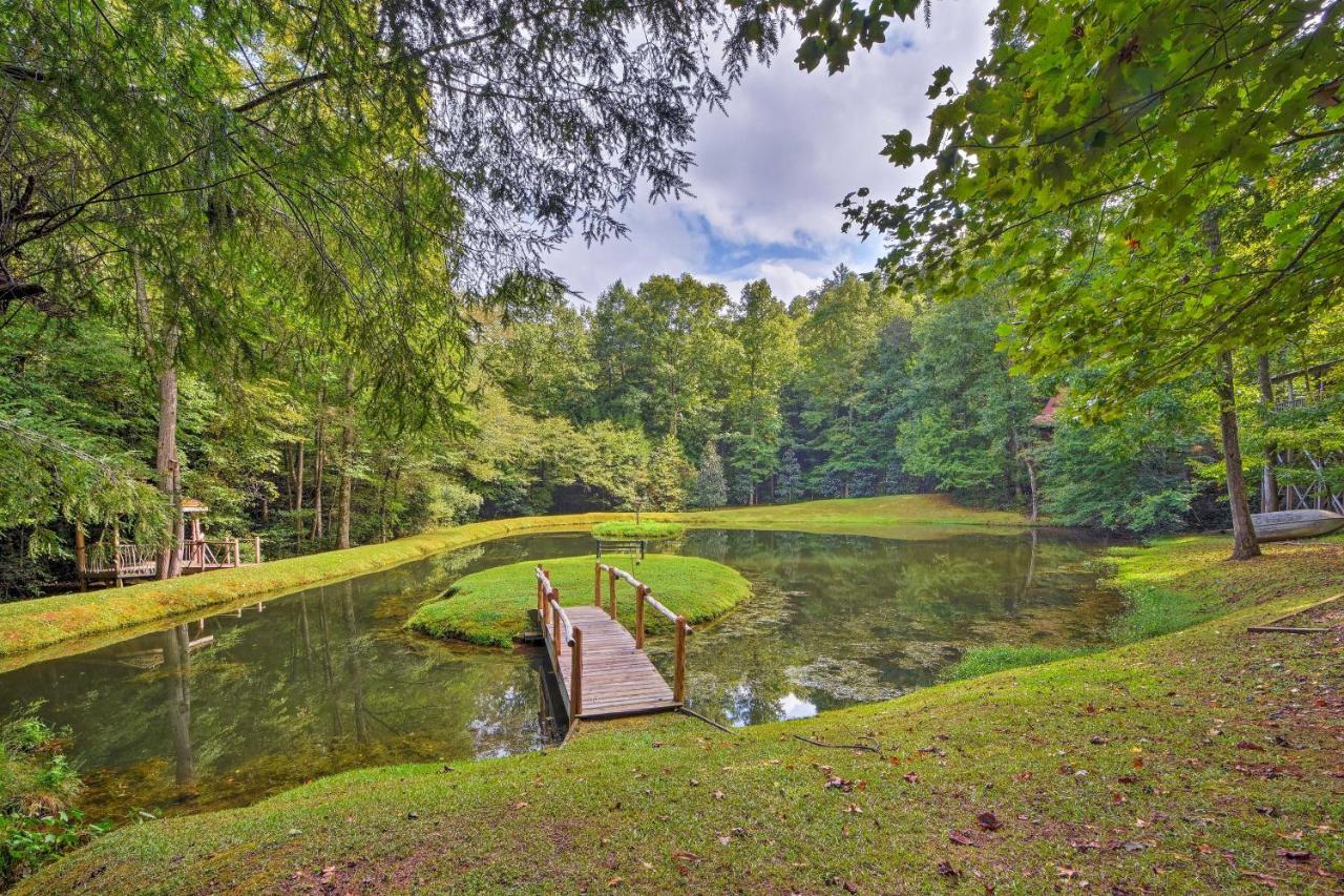 Secluded Family Retreat In Dahlonega With Hot Tub! Villa Exteriör bild